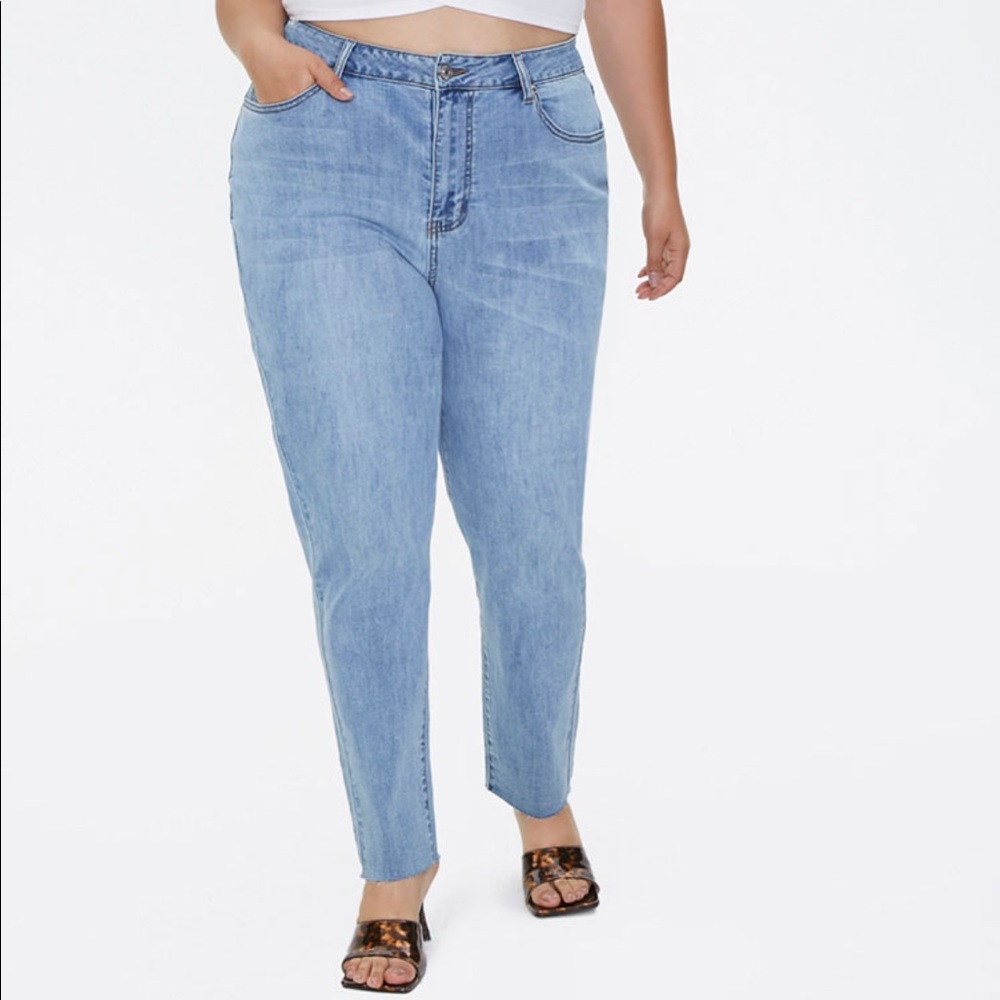 Forever 21 plus size mom jeans